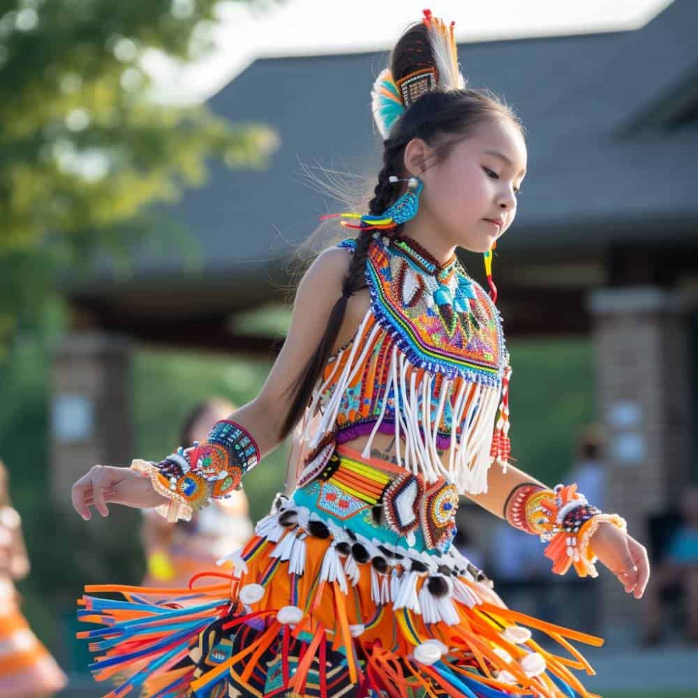 How to Celebrate National Indigenous History Month & National Indigenous Peoples Day this June! 1 Indigenous powwow regalia 1717607964